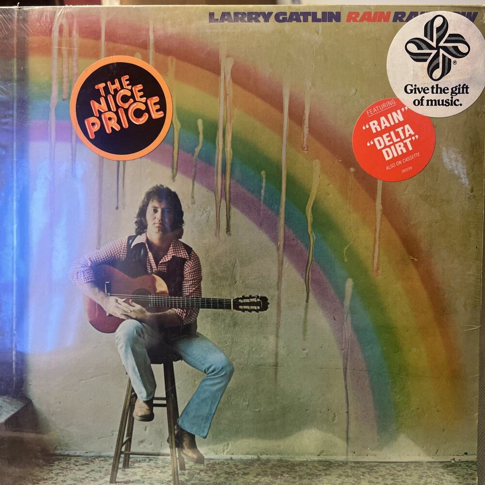NEW SEALED Larry GATLIN - Rain Rainbow - 1974 1970s Country Musc LP Vinyl